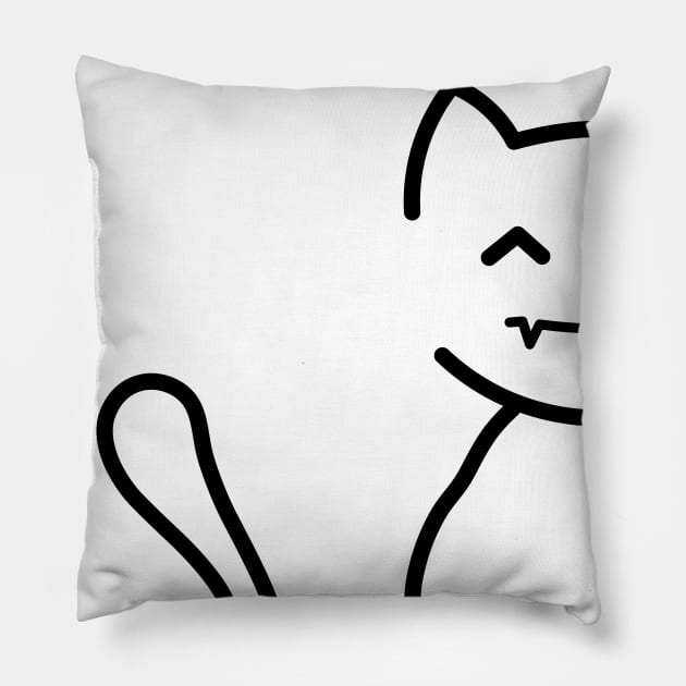 Cats Siluet Pillow by JustBored