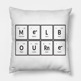 Melbourne Table of Elements Pillow