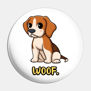 Chibi Kawaii Beagle Dog Pin