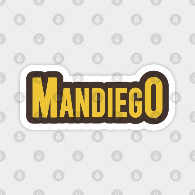 Mandiego Straight Magnet by rsclvisual