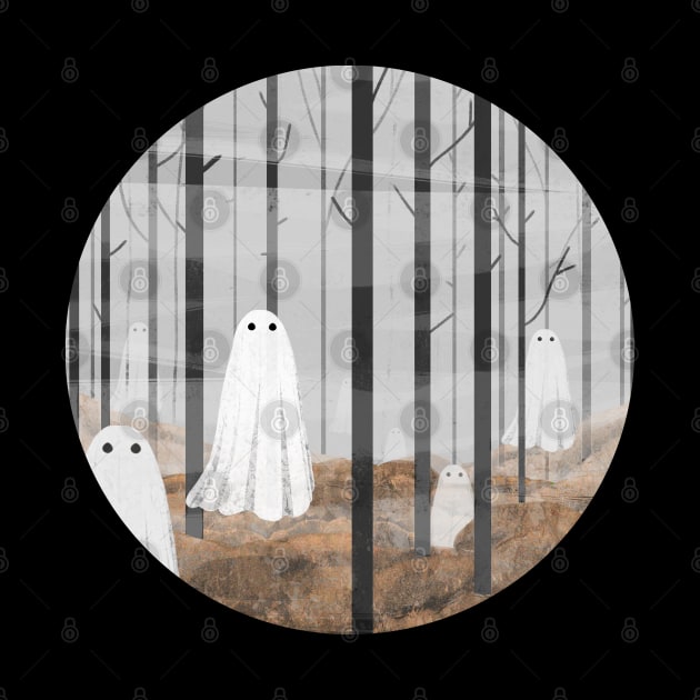 The Woods are full of Ghosts by KatherineBlowerDesigns