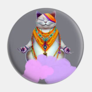 Cat Nirvana Pin