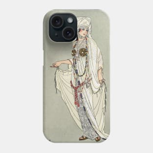 Art Nouveau gown, Carthaginian costume Phone Case