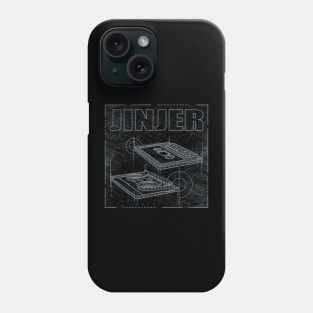 Jinjer - Technical Drawing Phone Case