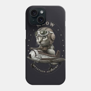 MEOW AVIATION ACADEMY Phone Case