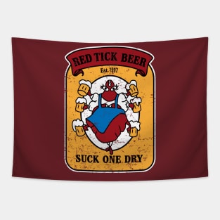 Red Tick Beer Tapestry