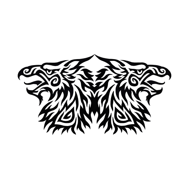 Double Headed Tribal Gryphon by Hareguizer