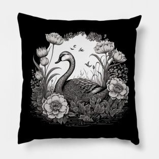 Beautiful Swan Pillow