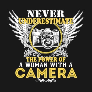 Woman with camera T-Shirt