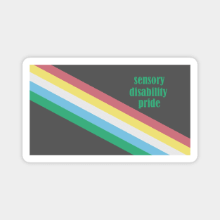 Sensory Disability Pride Flag Magnet