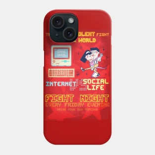 Fight night - Internet vs Social Life Phone Case