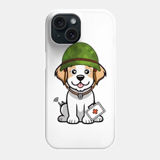 First aid military happy dog Phone Case