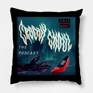 Groovy Ghoul Podcast Pillow