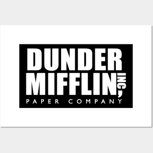 The Office Pam's Dunder Mifflin Logo | Limitless Paper in A Paperless World  | Metal Print