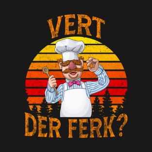 Vert Der Ferk Retrocolor - Vintage T-Shirt