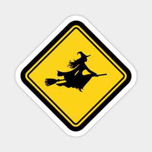 WITCHES CROSSING SIGN Magnet