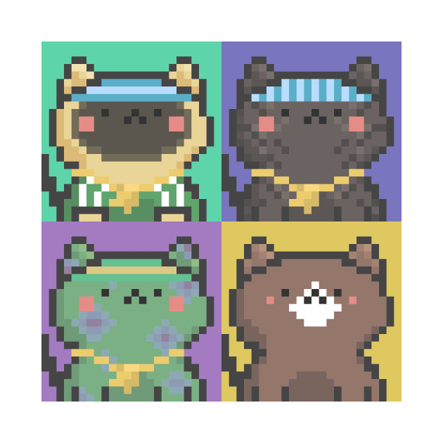 Pixel Cat Tile 025 by Infinite Mew Mew