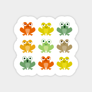 Cute little frogs Magnet