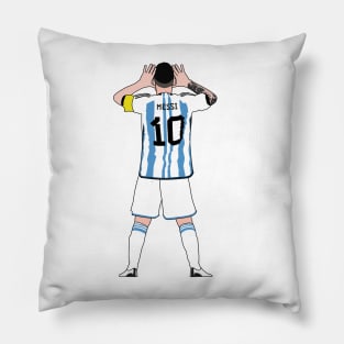 Lionel Messi Celebration Pillow