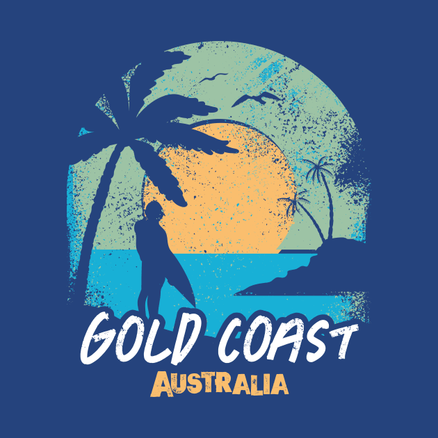 Retro Sunset Gold Coast Australia Surfing // Retro Australian Beach by Now Boarding