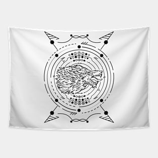 Fenrir | Norse Pagan Symbol Tapestry