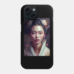 Japanese Geisha In Digital Art. Gift Idea For Japan Fans 4 Phone Case