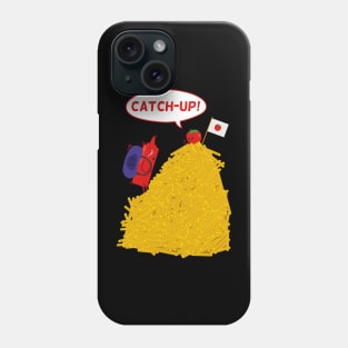 Catch-Up Tomato Ketchup | Fast Food Jokes Phone Case