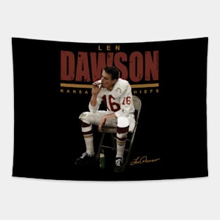 VINTAGE FOOTBALL LEN DAWSON HALFTIME BOOTLEG Tapestry