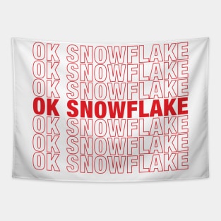 Ok Snowflake Tapestry