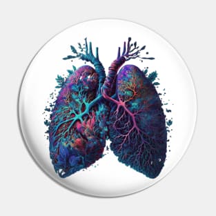 Trippy Lungs Pin