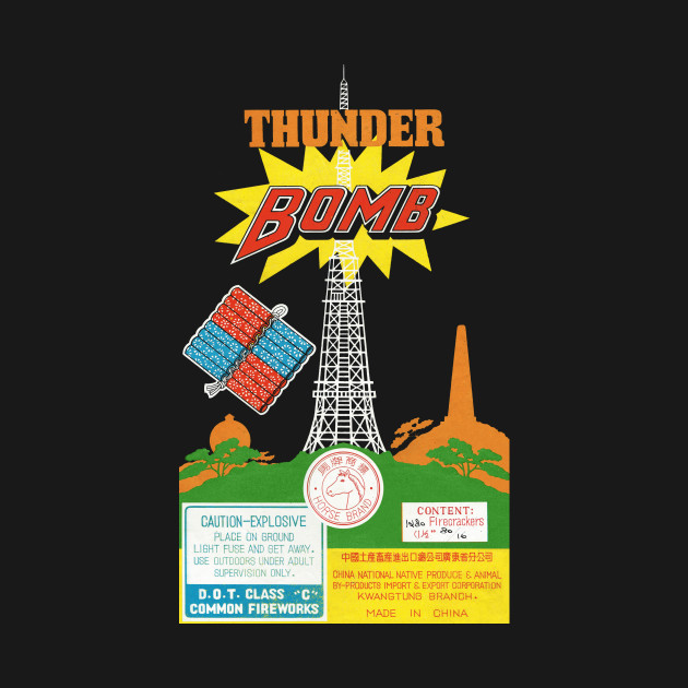 Discover Thunder Bomb Custom - Fireworks - T-Shirt