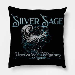 Silver Sage Unrivaled Wisdom Female Pillow