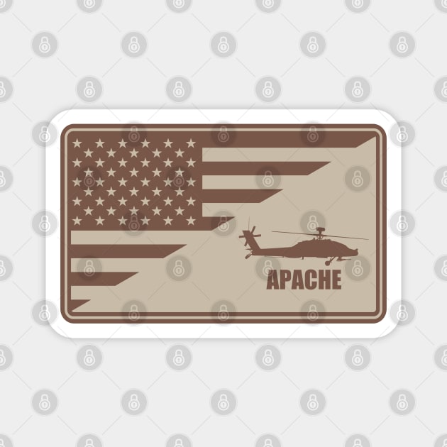 AH-64 Apache Desert Patch Magnet by TCP