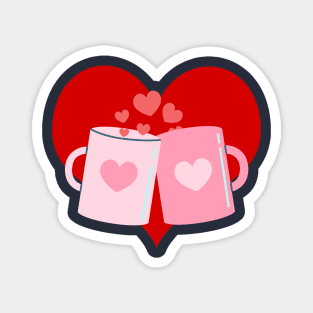 Love Cups Magnet