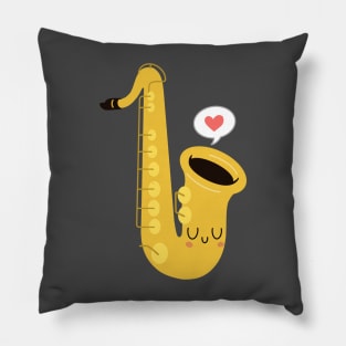 saxophone love Pillow