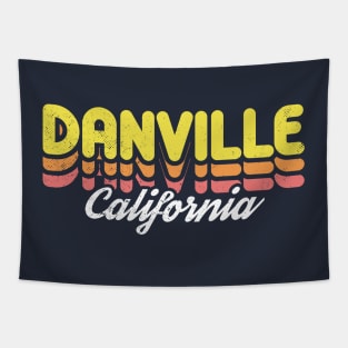 Retro Danville California Tapestry