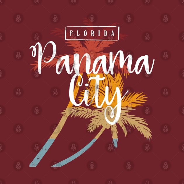 Panama City Beach Florida Graphic Vintage by Designkix