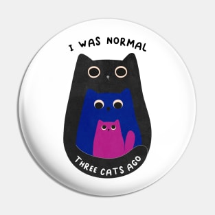 Three cats Pin