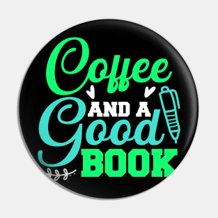 Coffee and a good book reading lover Pin