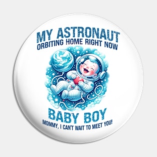 My astronaut orbiting home tee for baby shower or pregnancy Pin