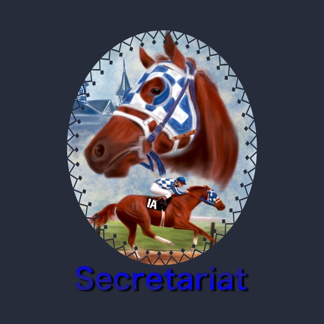 Secretariat Triple Crown Winner by BHDigitalArt