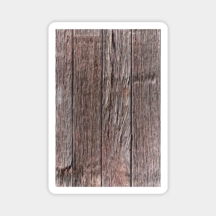 Detailed Wooden Fence Palings Magnet