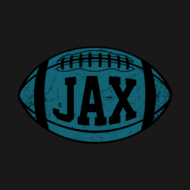 JAX Retro Football - Black by KFig21