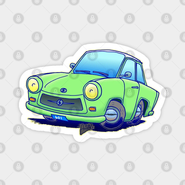 Vintage Trabant - Trabi 601 just the car Magnet by Andres7B9