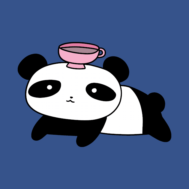 Panda and Tea by saradaboru