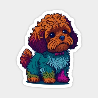 Cavapoo Portrait Magnet