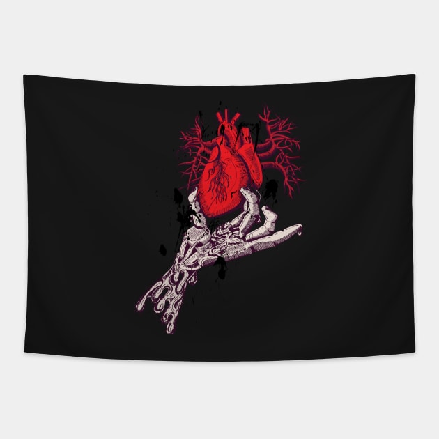 My Plucking Heart Tapestry by JakeRhodes