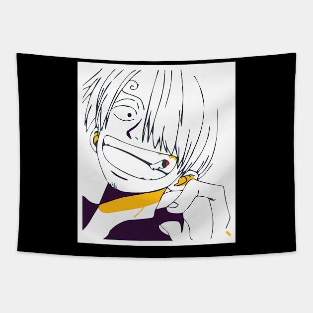 Vinsmoke Sanji Tapestry by BarnawiMT