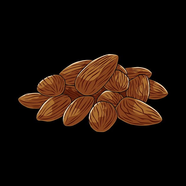 Almonds Nut Nuts Almond by fromherotozero