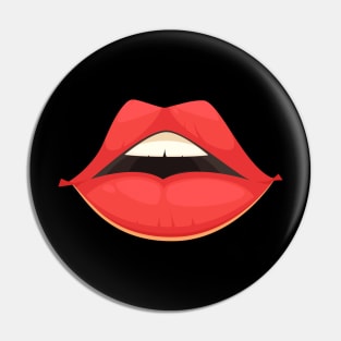 Kiss Mouth Pin